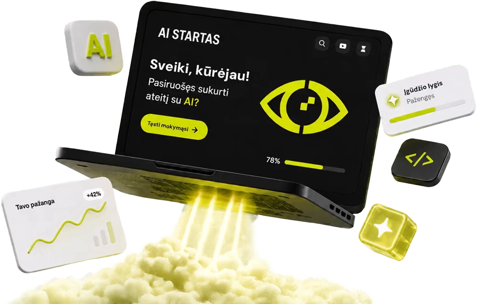 AI STARTAS platforma